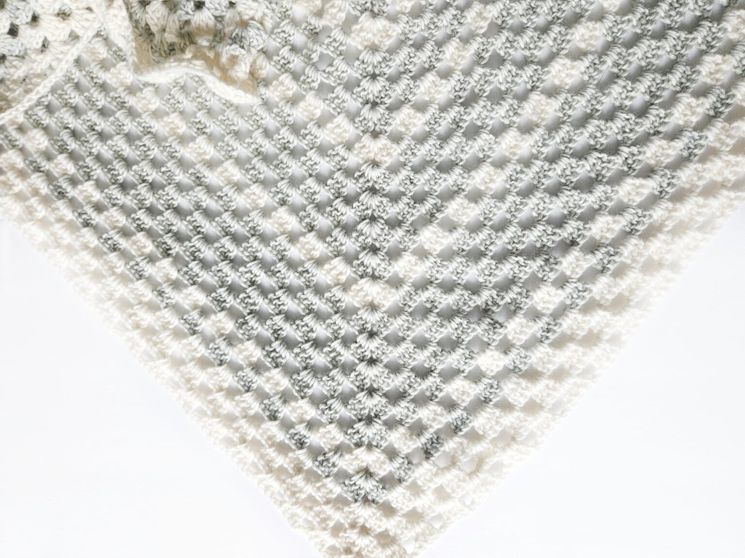 Continuous Crochet Blanket Granny Square Pattern This is Crochet