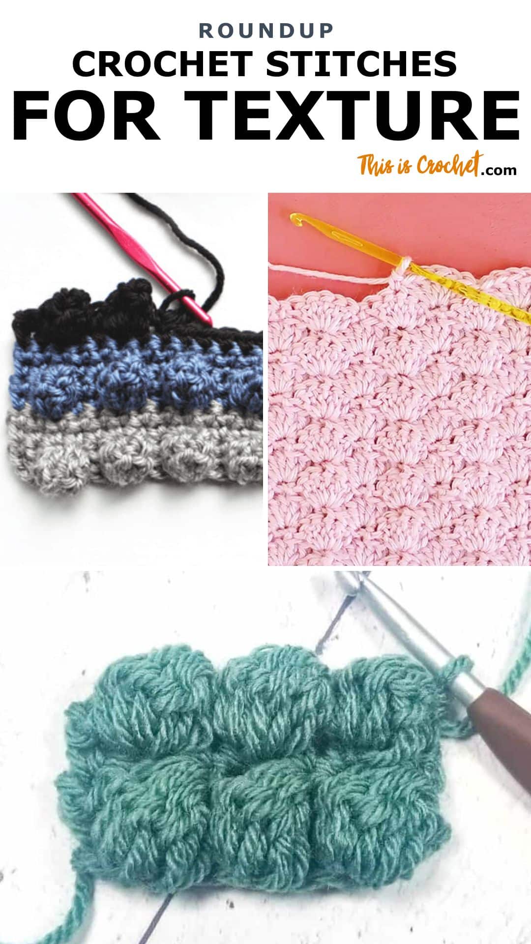 textured crochet stitches